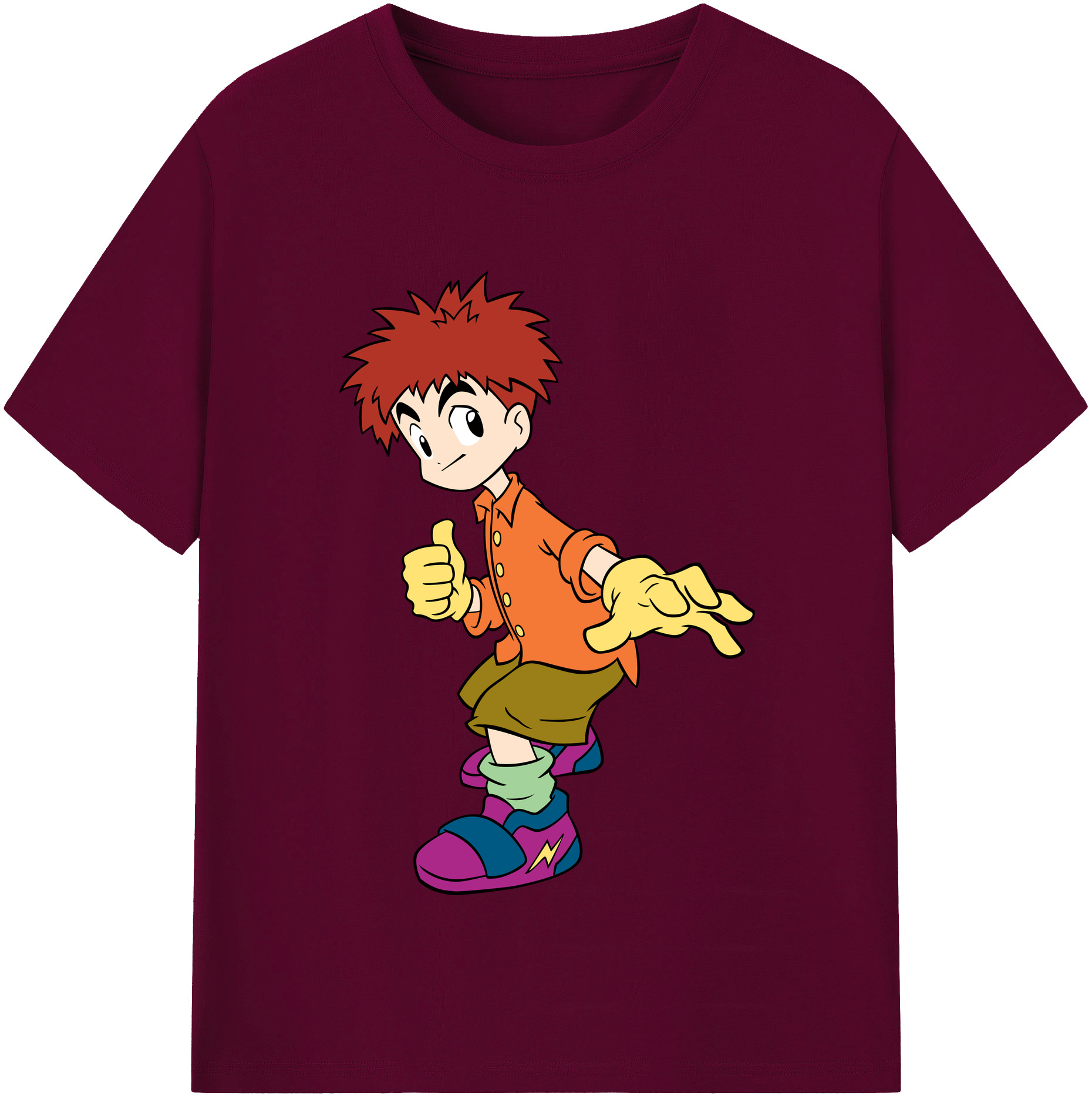 （画像用） Digimon デジタルモンスター/デジモン レディースカジュアルプリントTシャツ（綿100％）